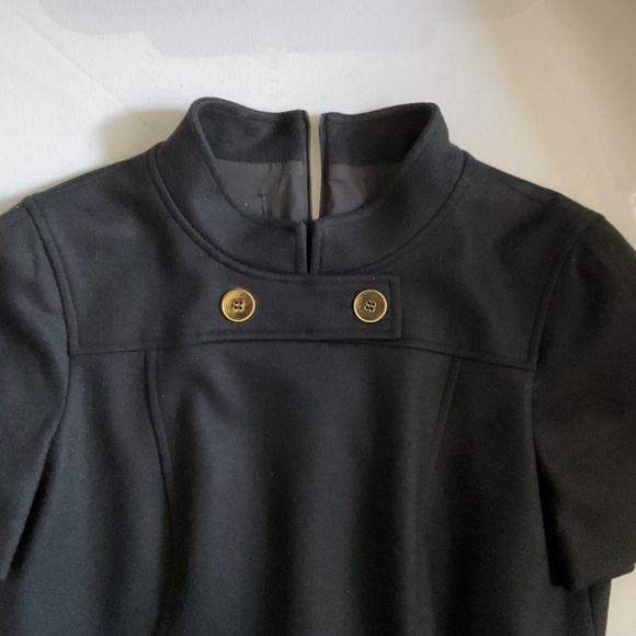 Judith & Charles Size 10 Wool Black Dress - Picture 3 of 8